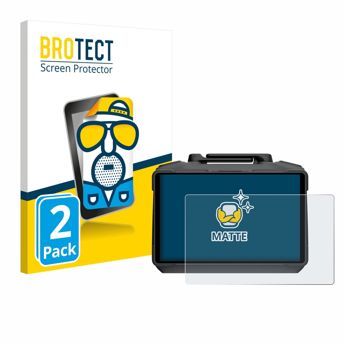BROTECT - Screenprotector voor DJI RC Pro 2 - Folie Beschermfolie matte 2 Stuks
