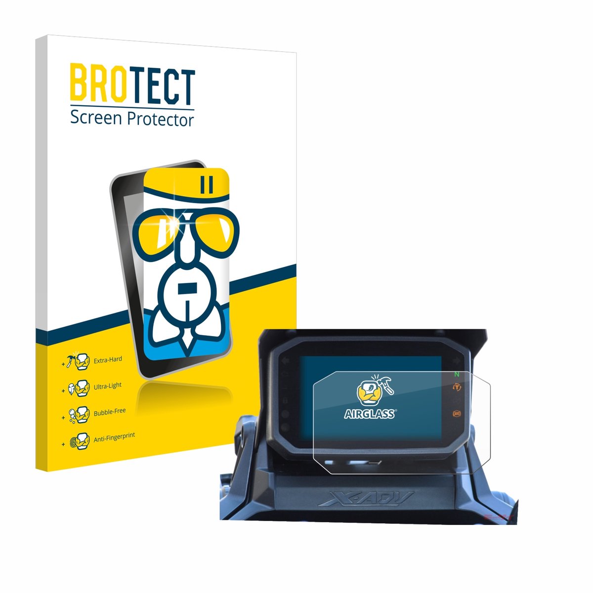 Screenprotector voor Honda X-ADV 750 RH10 (ab 2021) Beschermglas transparant
