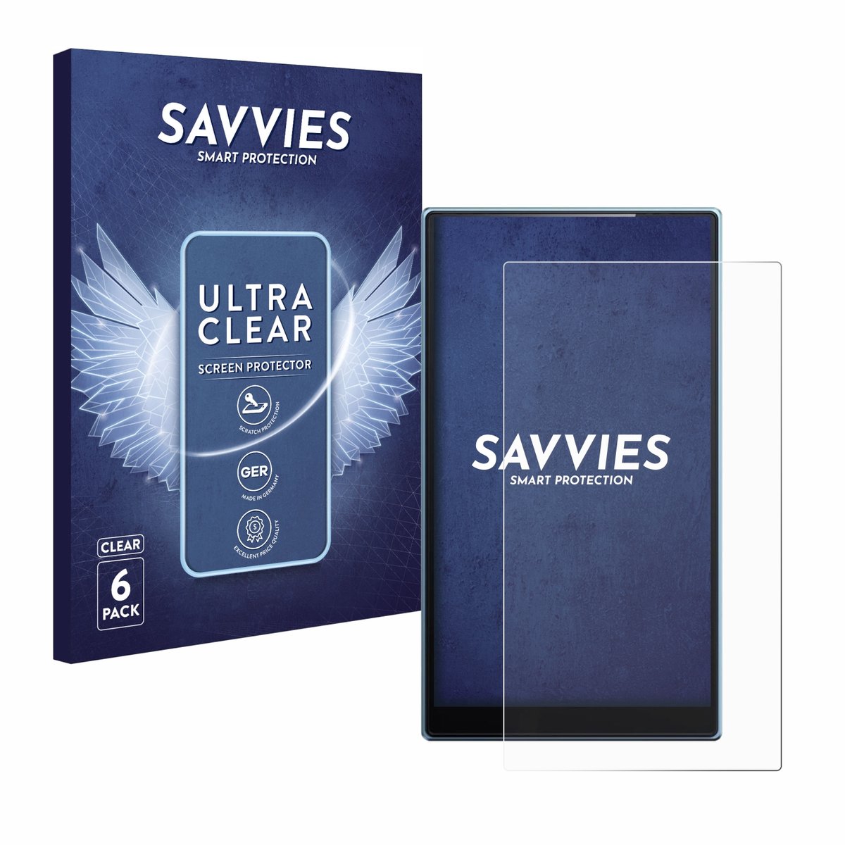 Savvies - Screenprotector voor FiiO JM21 - Folie Beschermfolie transparant 6 Stuks