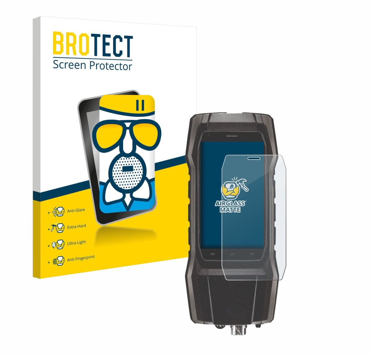 BROTECT - Screenprotector voor Testo 300 - Folie Beschermfolie Beschermglas matte