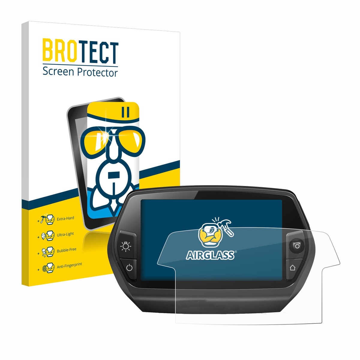 Screenprotector voor Bosch Nyon 2014 Beschermglas transparant