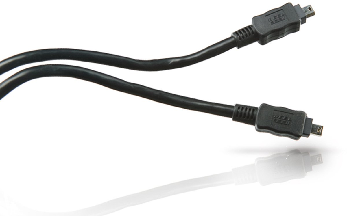 Conceptronic FireWire Cable 4-p 1.8m Zwart 1,8 m