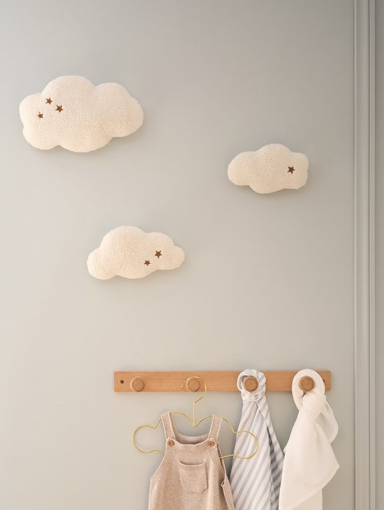 Vertbaudet Set van 3 muurdecoraties wolken — afbeelding 4