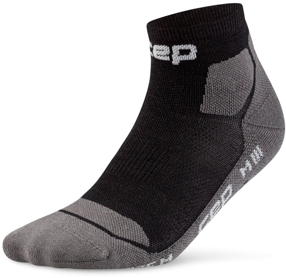 CEP Hiking Light Merino Low-Cut Compressie – Heren 39-42 Zwart