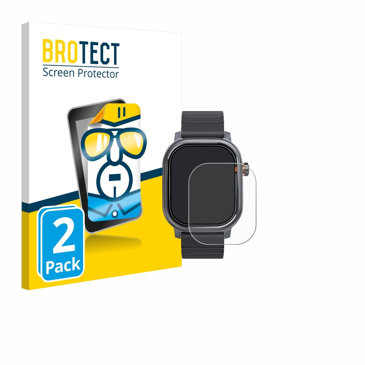 BROTECT - Screenprotector voor Kospet Pulse - Folie Beschermfolie transparant 2 Stuks