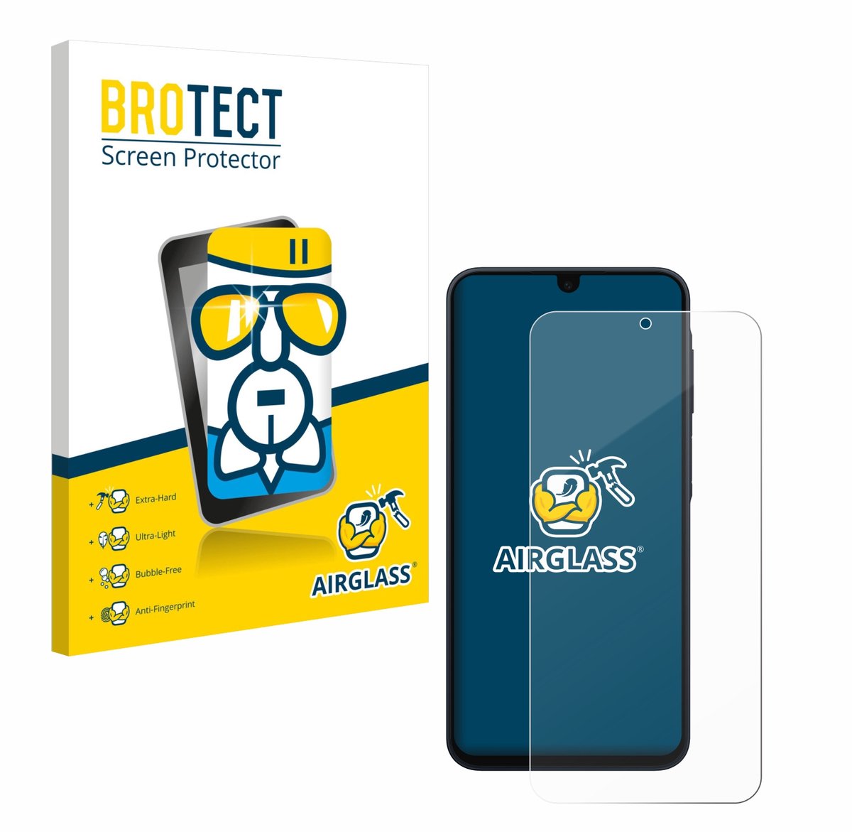 Screenprotector voor Samsung Galaxy A17 4G Beschermglas transparant
