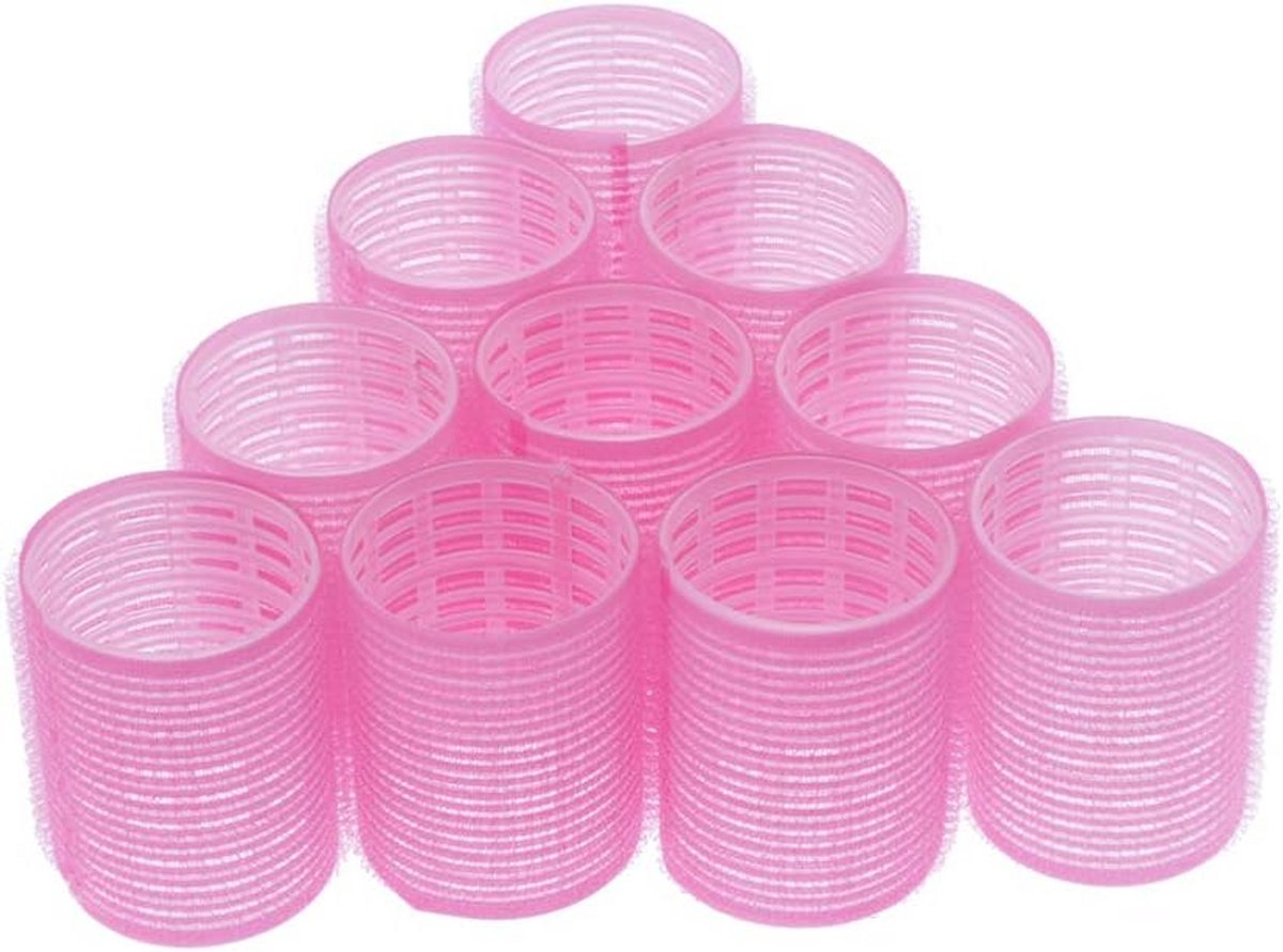 10 Stuks Zelfhechtende Haarrollers voor Volume en Krullen (48mm)