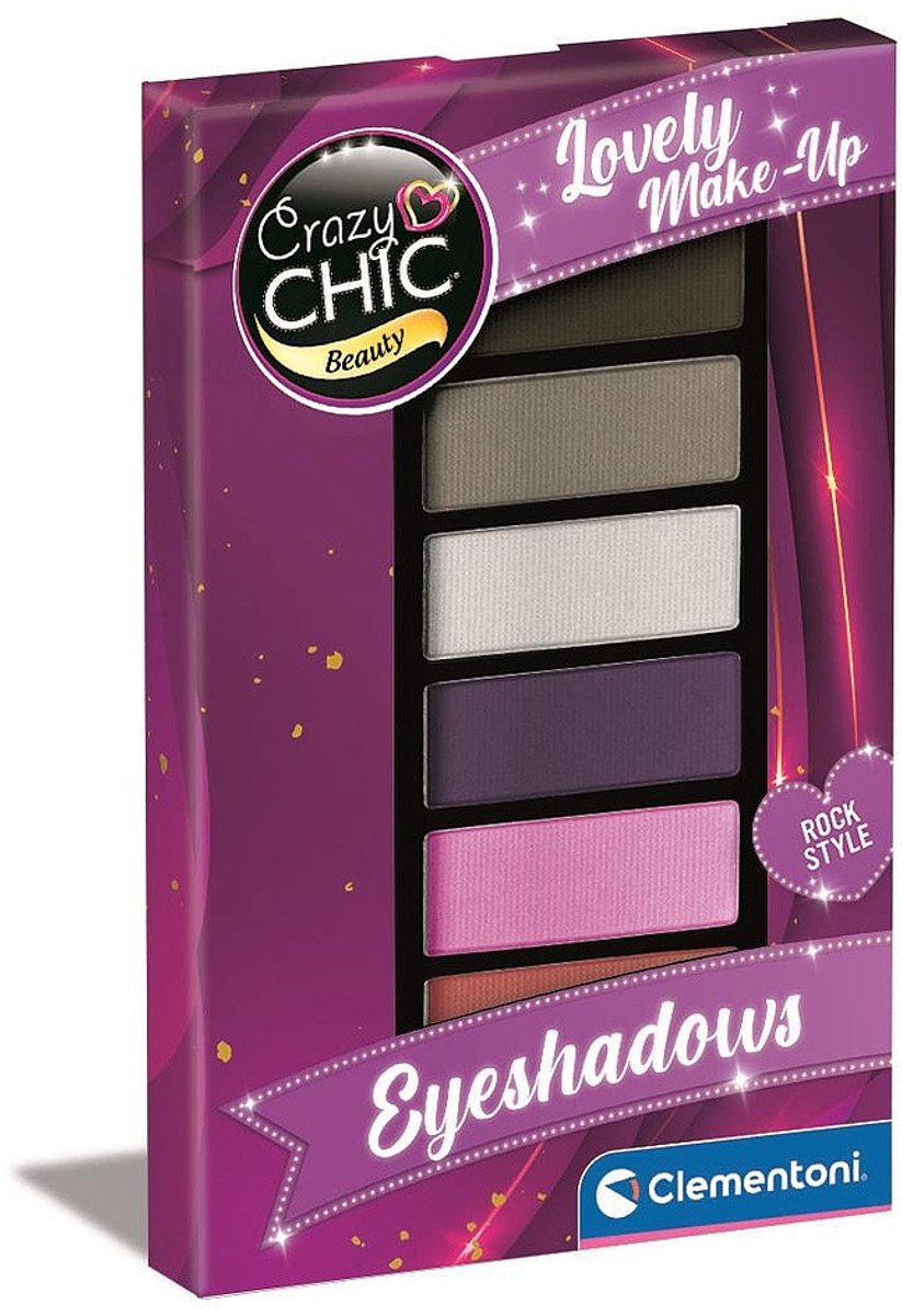 Crazy Chic Rock oogschaduwset Clementoni