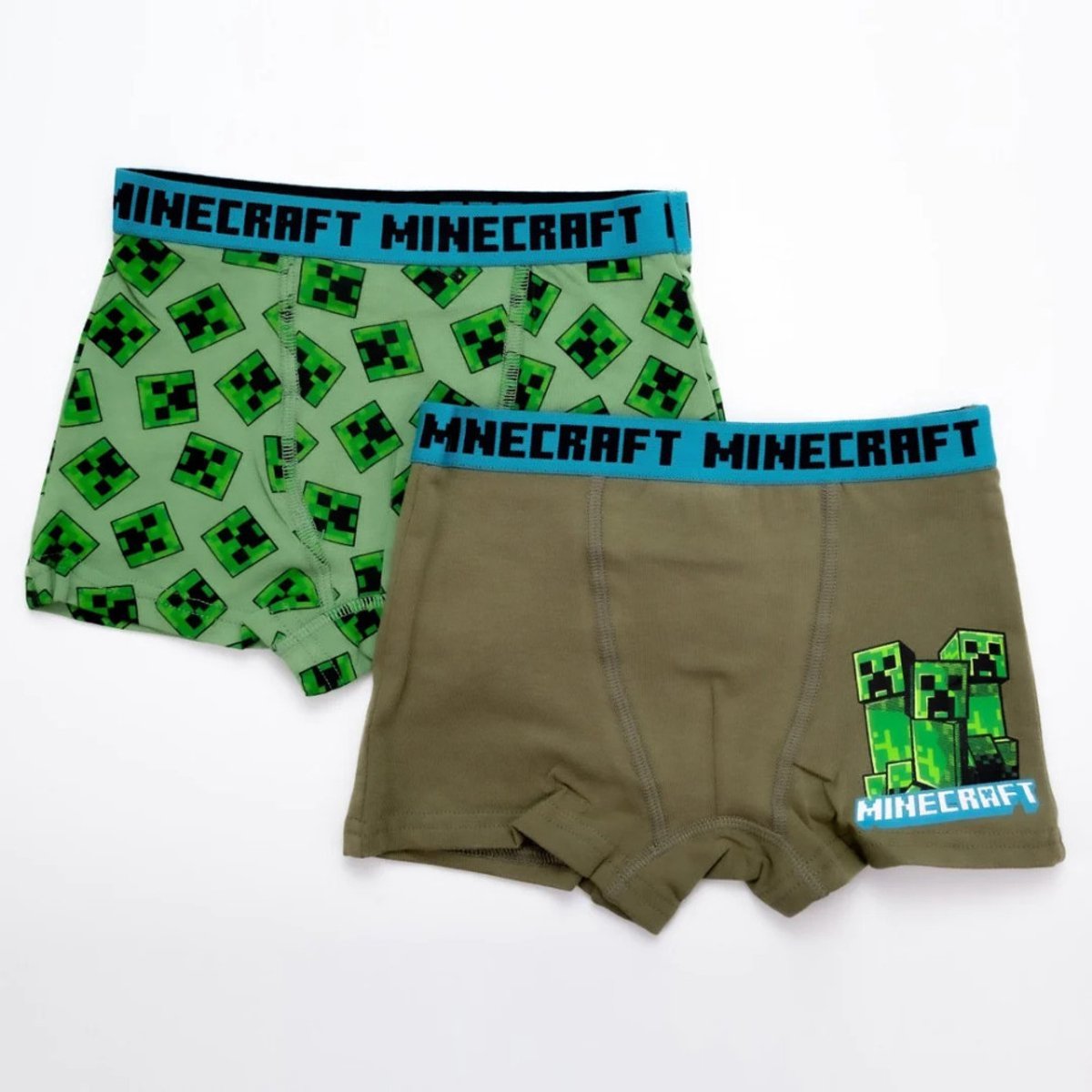 Minecraft kinderboxershorts 2 stuks/pack 9 jaar