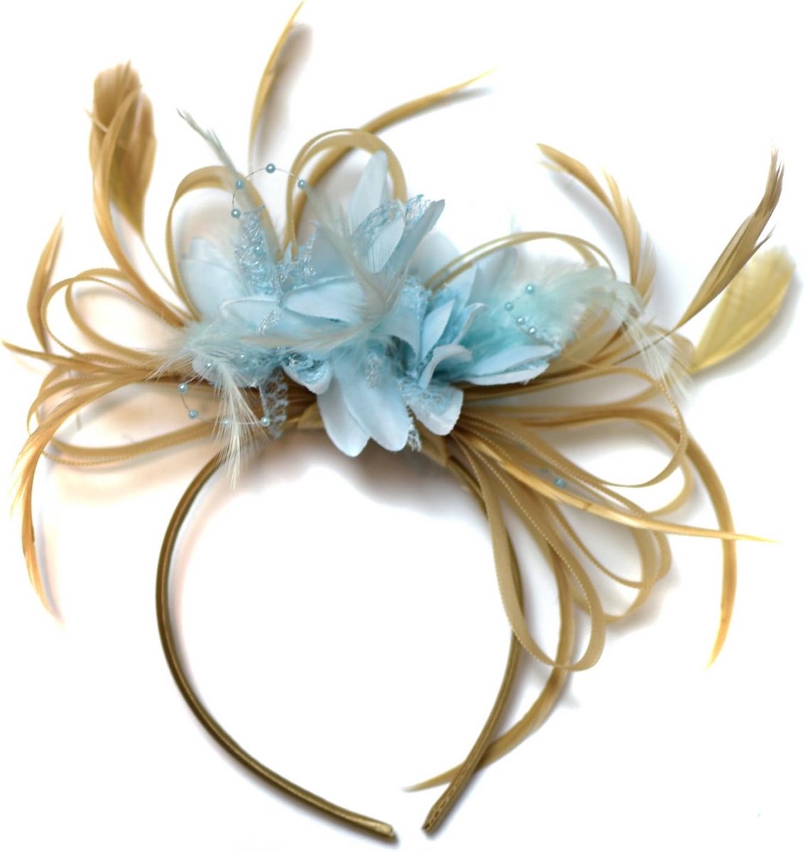 Elegante Fascinator Hoofdband Bruiloft Feest Hoedjes Dames