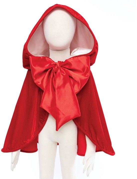 Great Pretenders - Roodkapje cape kostuum voor kinderen - Rood