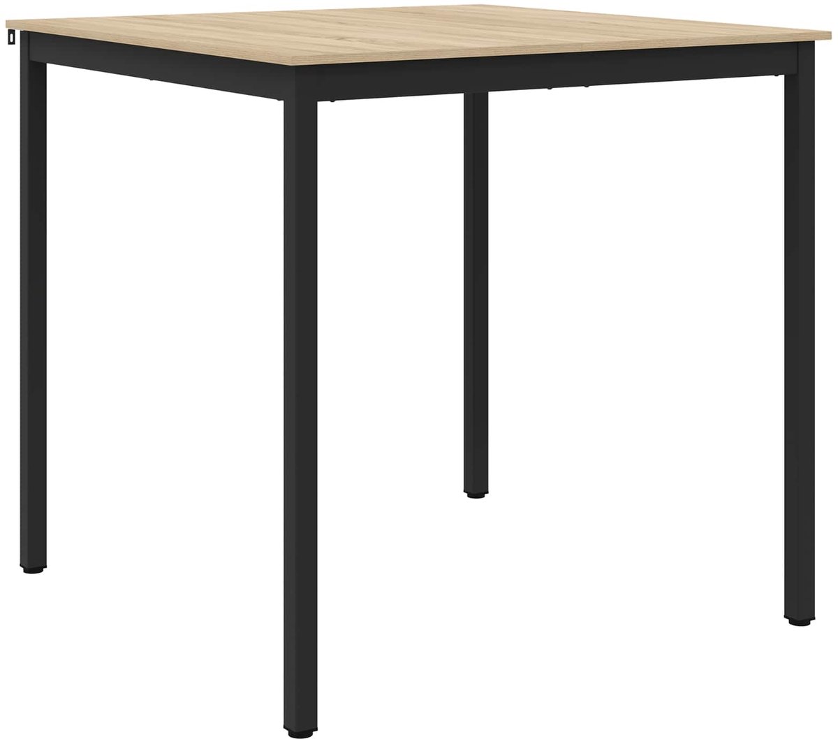 vidaXL Staande - Bartafel - Bewerkt - hout - Vierkant Sonoma eiken