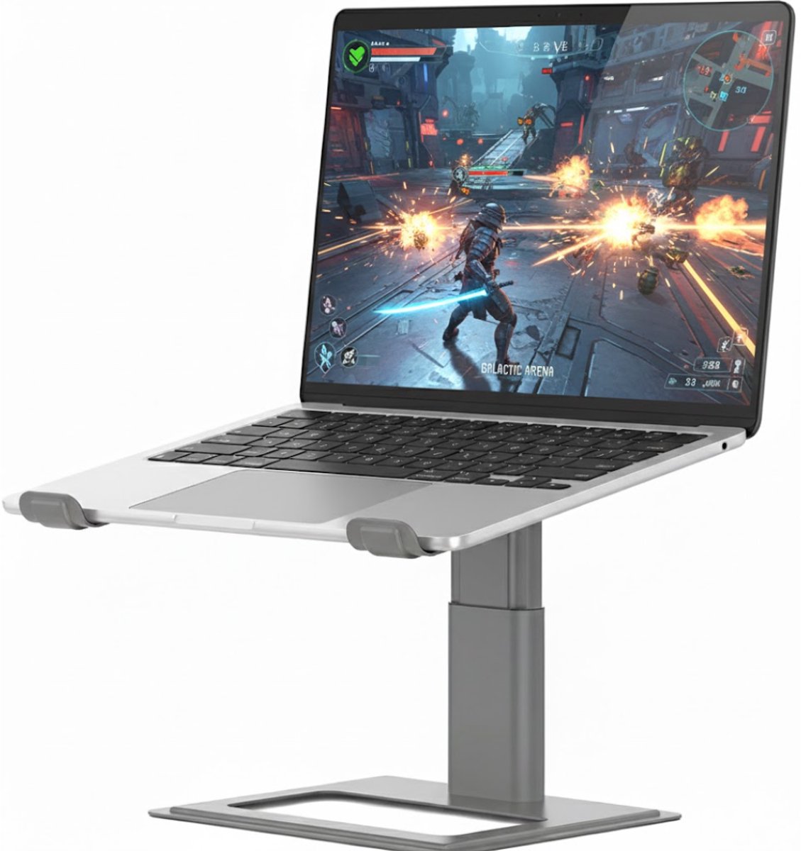 NBAP® Laptop Standaard - Laptop Stand - Verhoging -Grijs