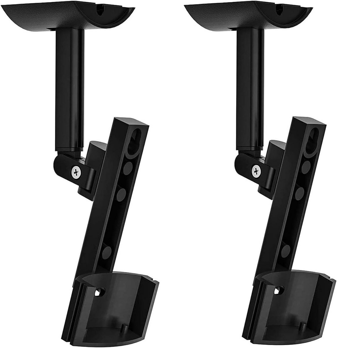 Universele Wand- en Plafondbeugel voor Satellietluidsprekers tot 13.6 kg (2 Stuks)