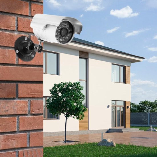 4x Universele 360° Verstelbare Camerabevestiging voor Binnen en Buiten - Robuuste Wandhouder — afbeelding 3