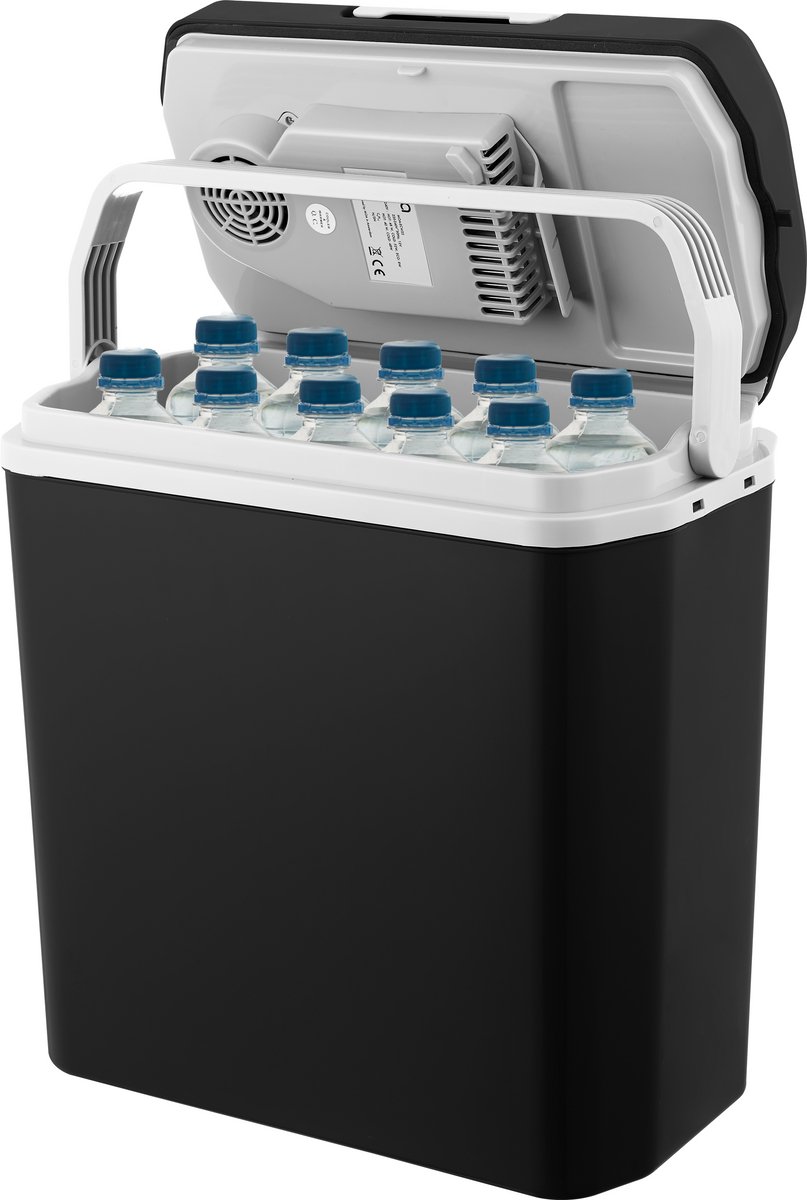 MOA Koelbox Elektrisch 12v 230 volt - 22L - Frigobox - Camping Koelkast - Auto en Camping - Koelen en Verwarmen - Zwart — afbeelding 1