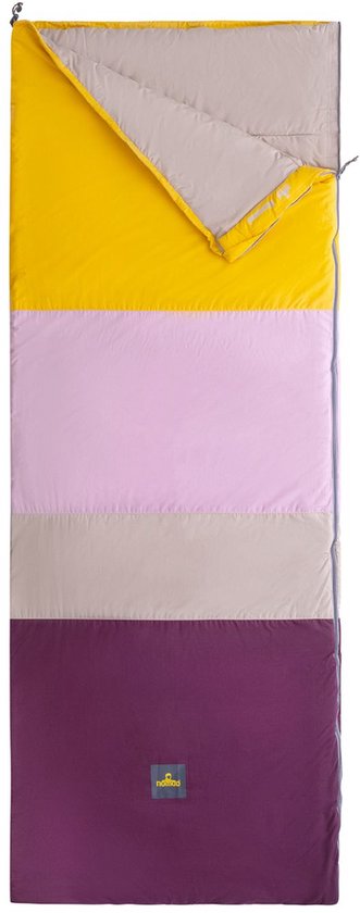 NOMAD® Blazer Multicolour Slaapzak | Linkssluitend | Oudroze | Katoen | Gevoerde tochtstrook