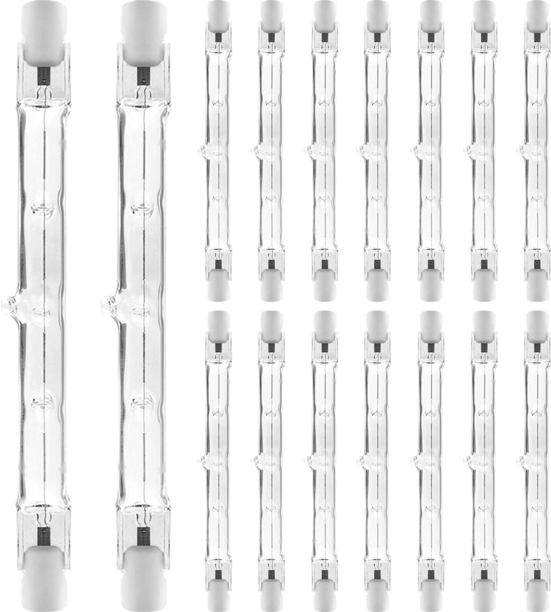 Modee Halogeenlamp R7s - 400W 2700K 8600 LM 230V - Staaflamp - 118mm - Warm Wit - 16 stuks