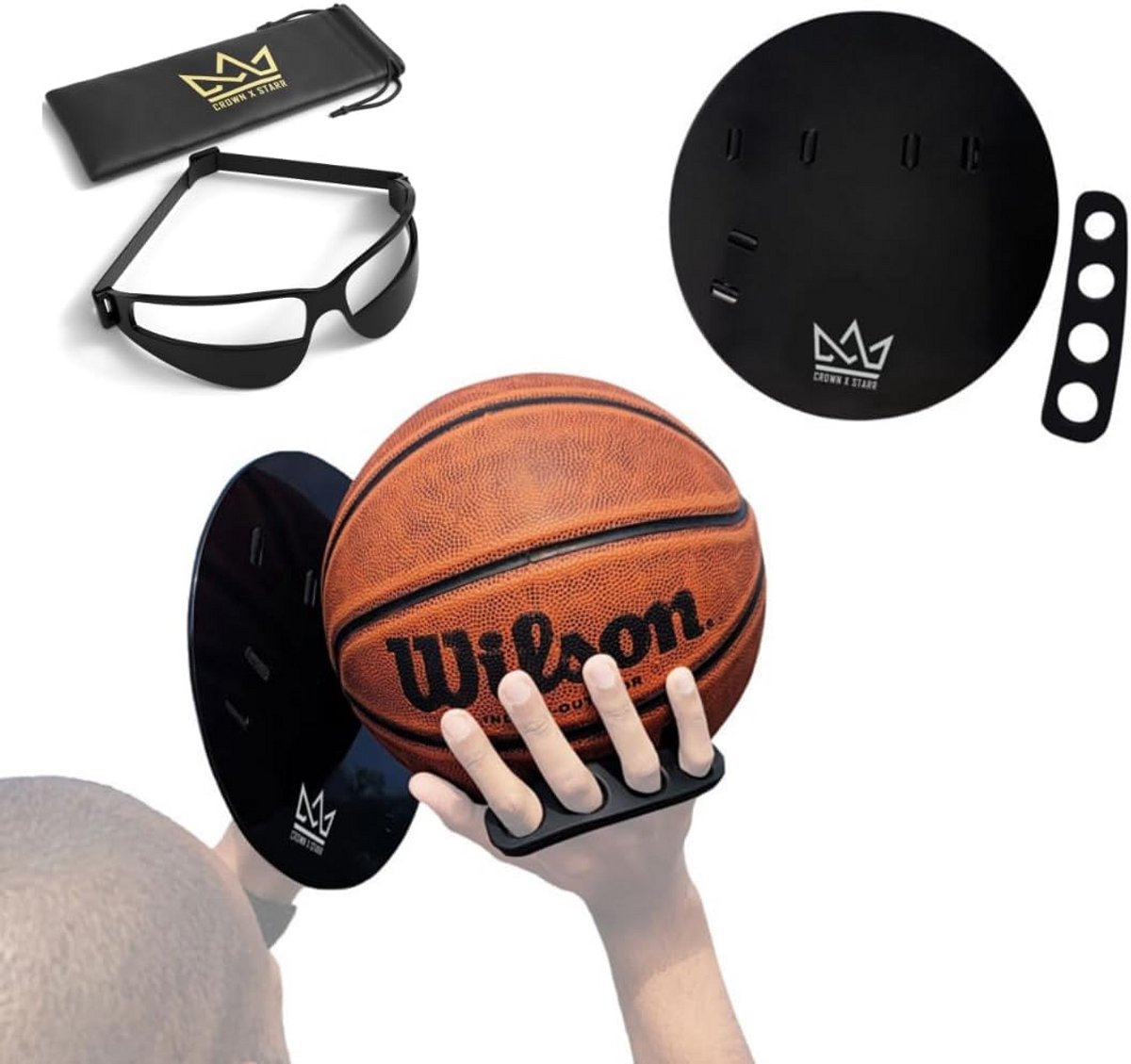 Basketbal Schiet Hulpstuk voor Eenzijdige Schoten - Verbetert Precisie en Voorkomt Interferentie