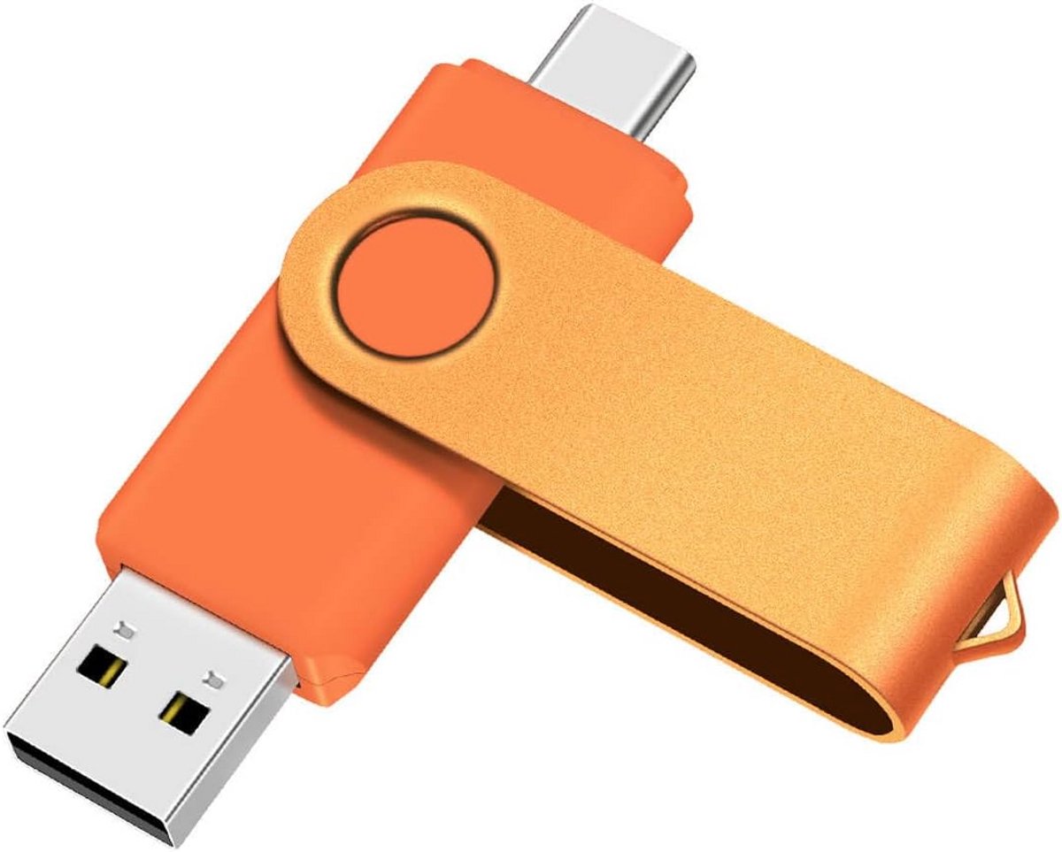USB-C OTG Flash Drive voor Telefoon en Computer met Dubbele Aansluiting