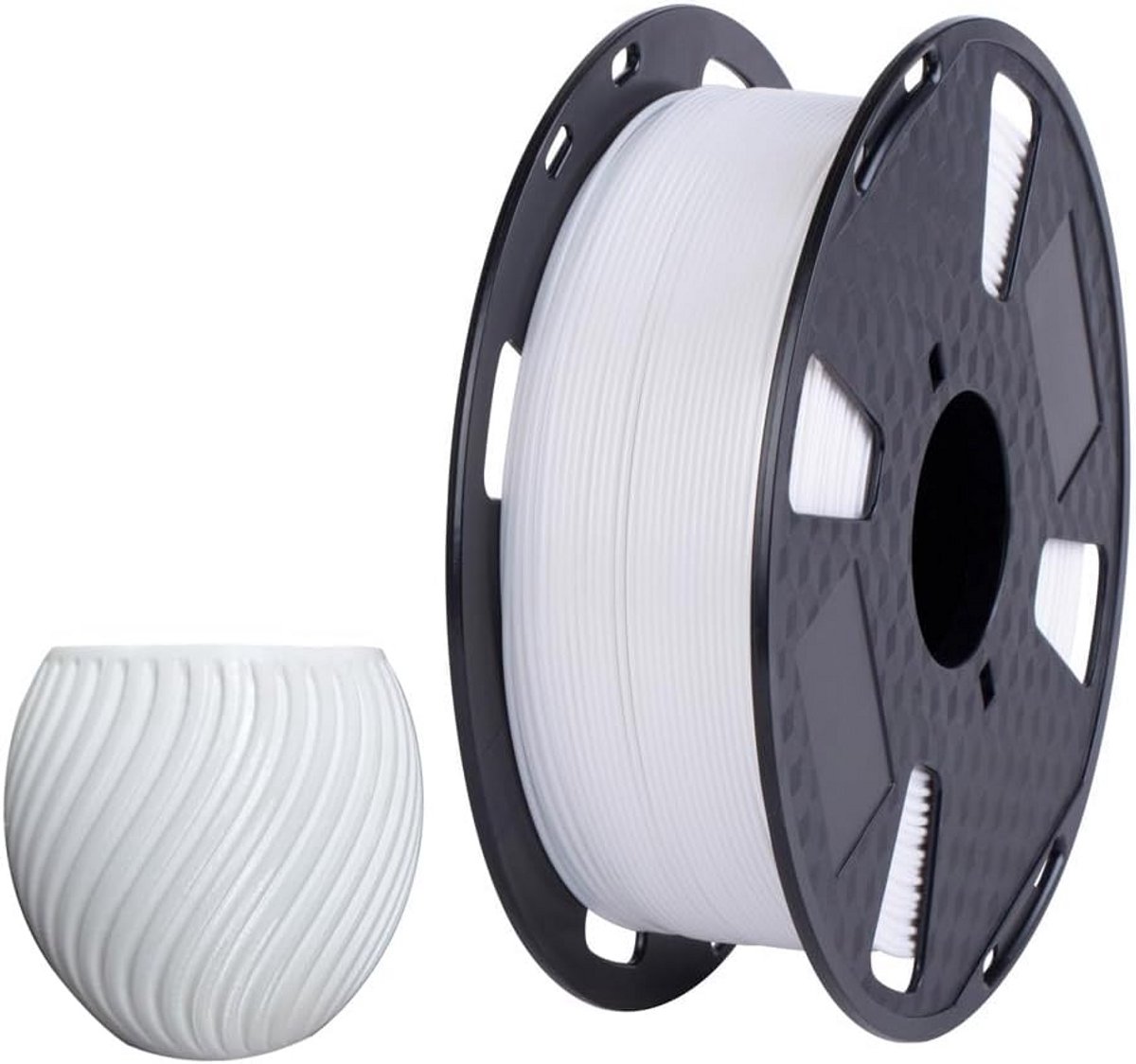 1.75mm PETG Filament Wit 1KG - Sterk en Gemakkelijk te Printen 3D Printer Materiaal