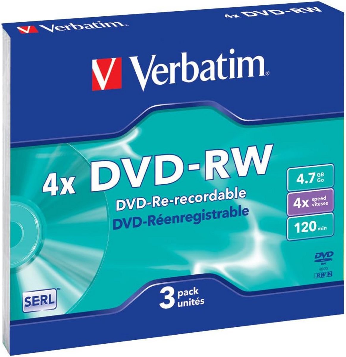 Navullbare DVD-RW Schijven 4.7GB 4x Snelheid Krasbestendig