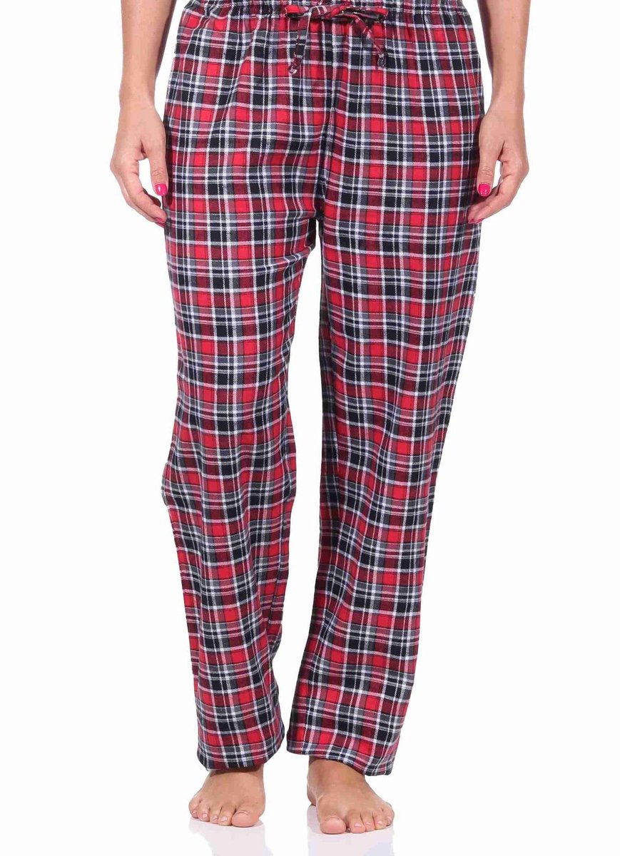 Dames Flanellen Geruite Katoenen Pyjamabroek - 222 222 15 870