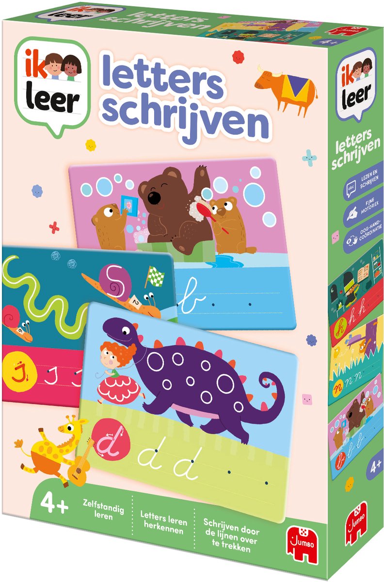 Jumbo - Ik Leer - Letters Schrijven - Educatief spel - Vanaf 4 jaar — afbeelding 7