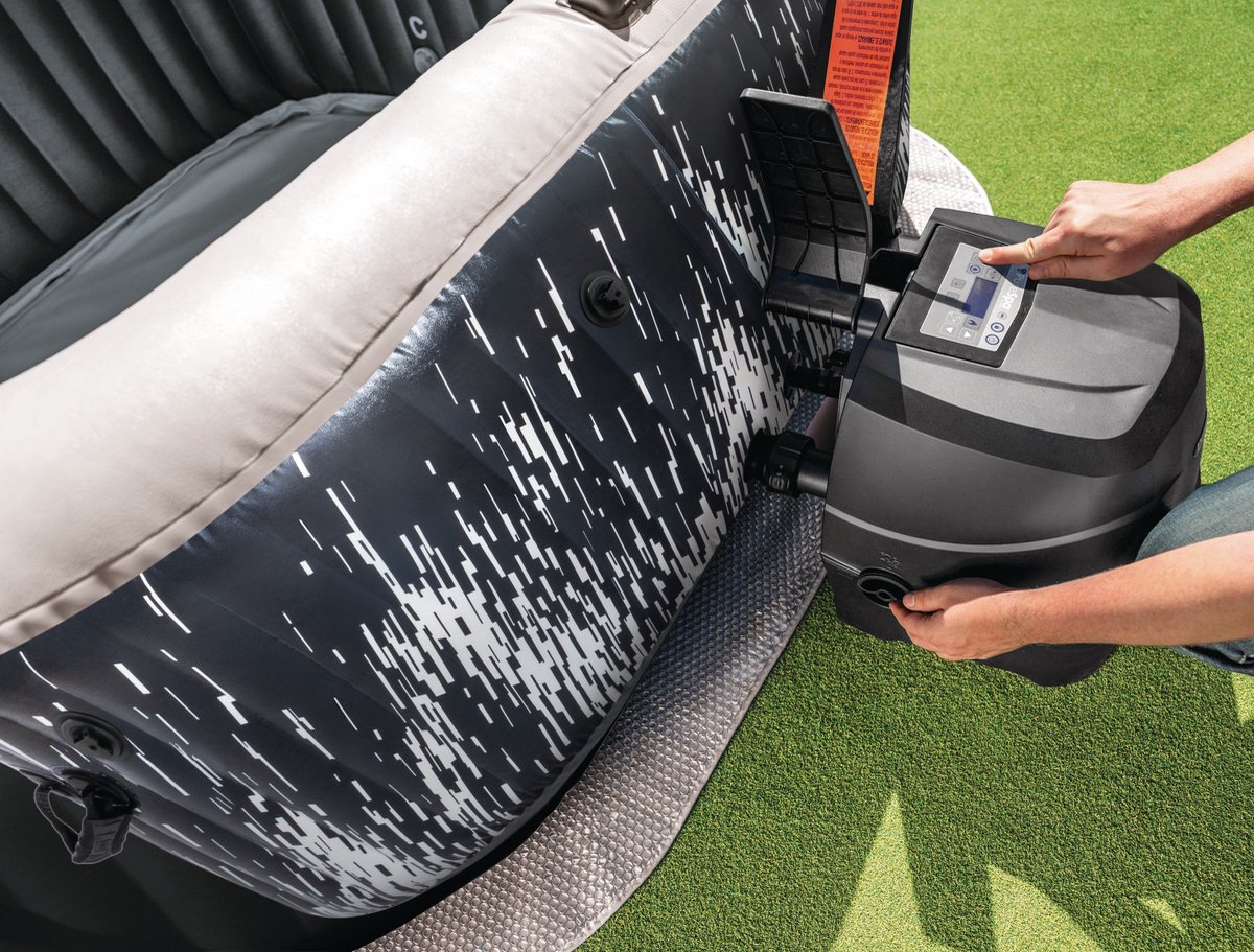 Intex PureSpa Glow Deluxe Bubble Spa 4 persoons + WiFi - afbeelding 2