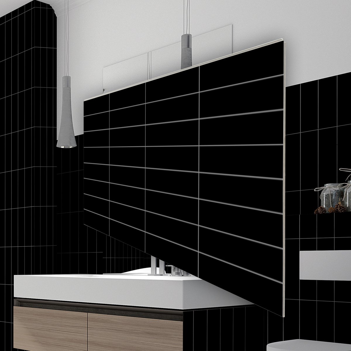 Revêt SPC Wandtegels 3,7 x 120 x 60 cm - Designer Wandtegels XL - Kunststof Wandtegel - Waterdicht, Robuust, Bedekt Oude Tegels - 3 Stuks = 2,16 m²