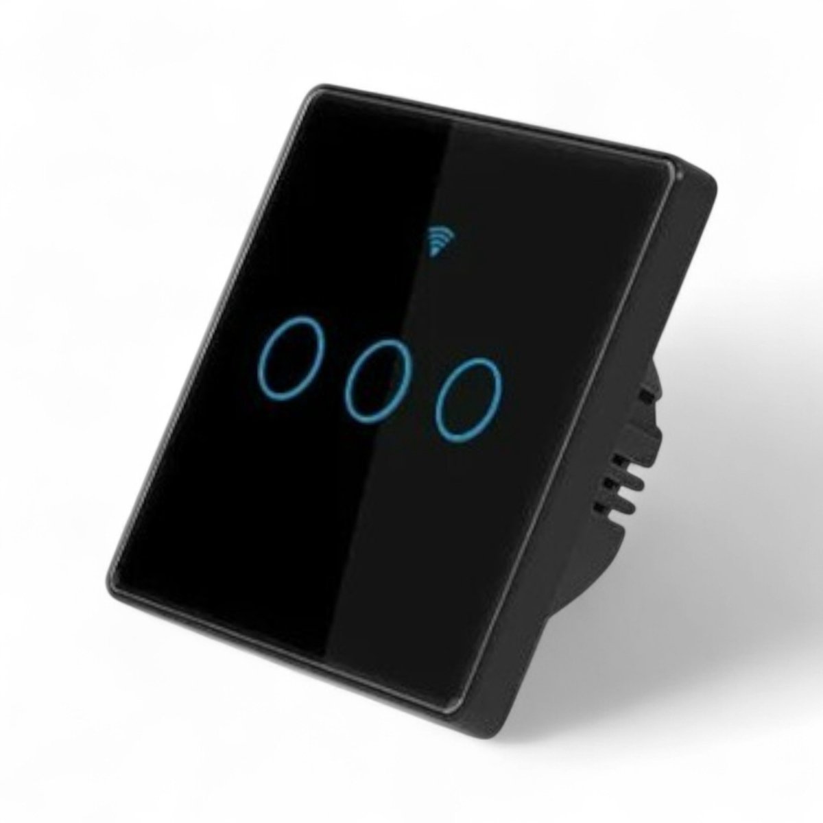 Smart WiFi Touch Lichtschakelaar | Drukknopschakelaar | Wifi | App bediening | Inbouw | Spraakbediening | Tuya Smart Life | Zwart
