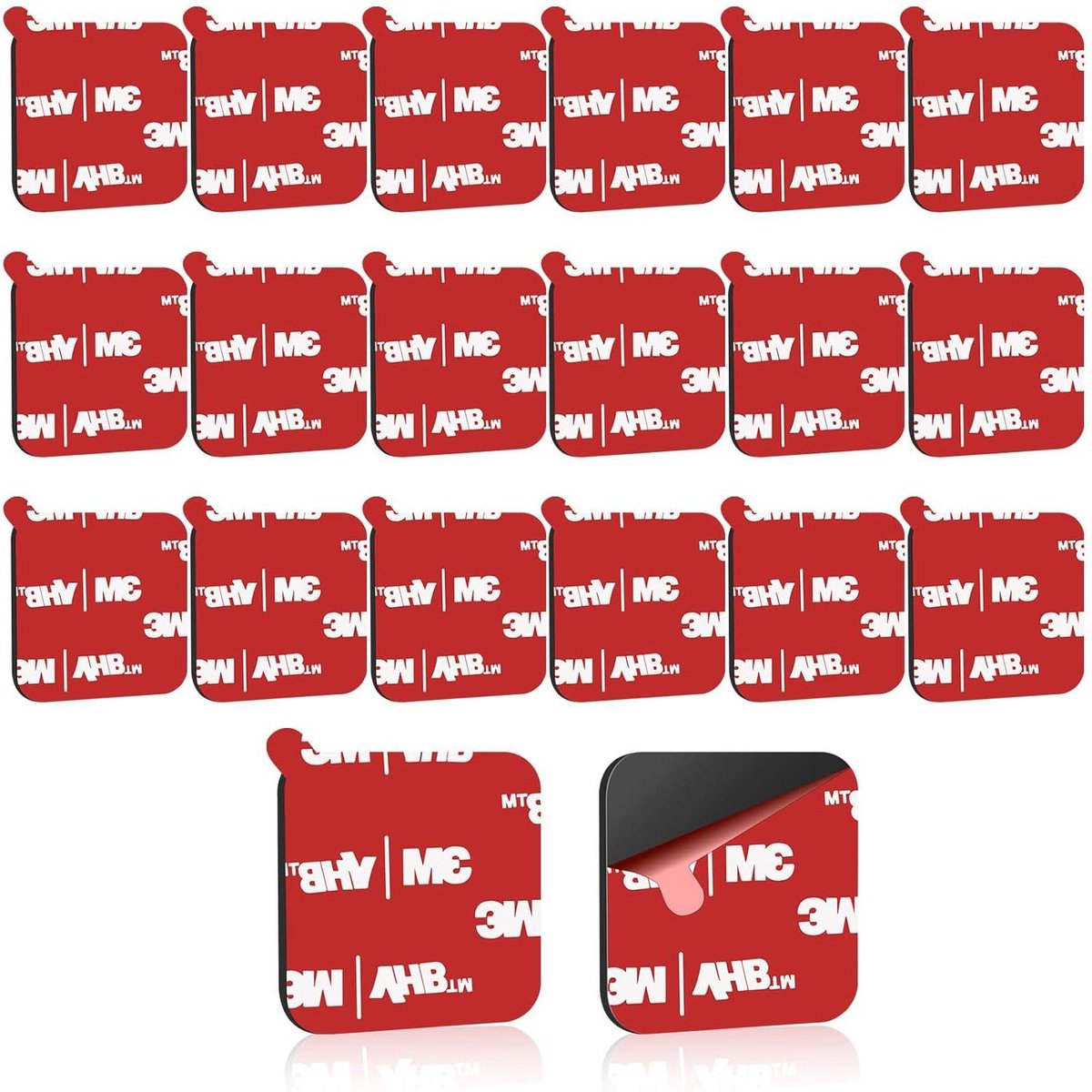 Dubbelzijdige kleefpads voor bevestiging en reparatie - 75 stuks