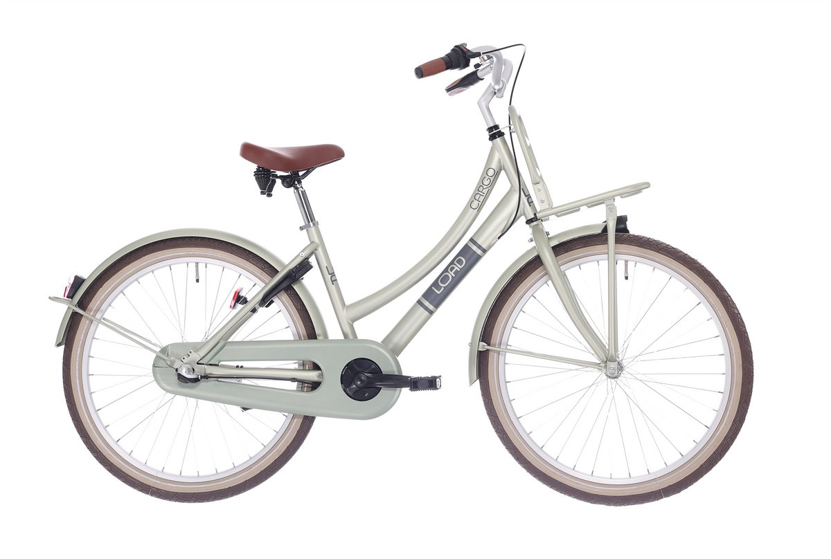 BIKEFUN KIDS Kinderfiets Bikefun Load 24 inch met Nexus 3 versnelling remnaaf Desert Sage