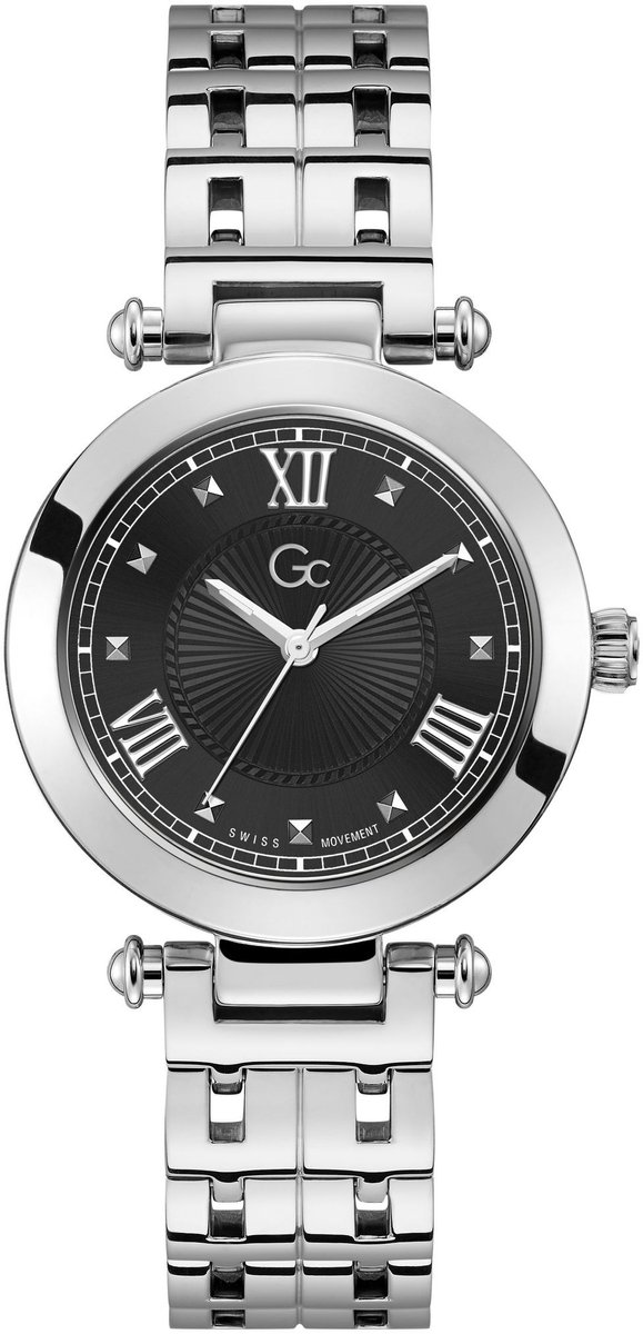Gc Gsc Gc Primechic Quartz Analoog Horloge Zilverkleurig Kast: 100% Roestvrij Staal | Armband: 100% Roestvrij Staal 36.5 mm Y59010L2MF