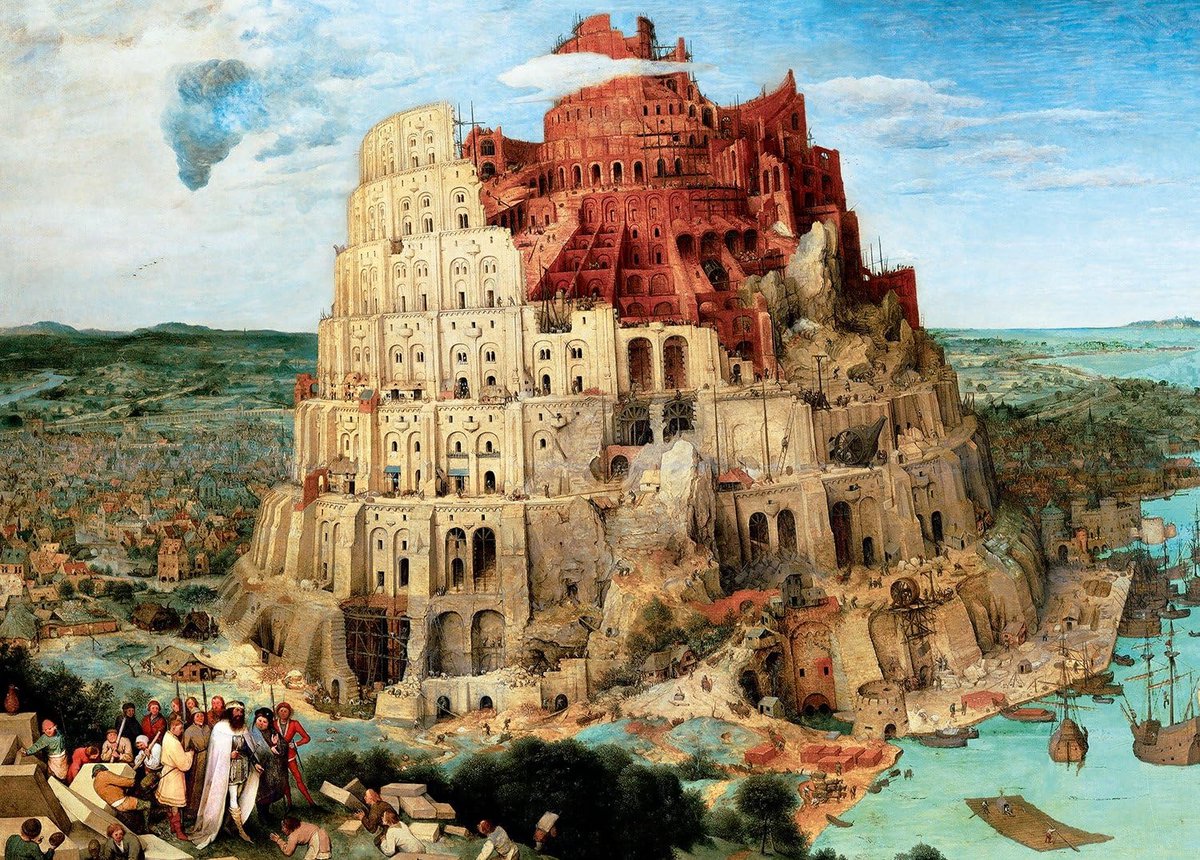2000 Stukjes Puzzel Ultra Fijn - Toren van Babel - 38x53cm