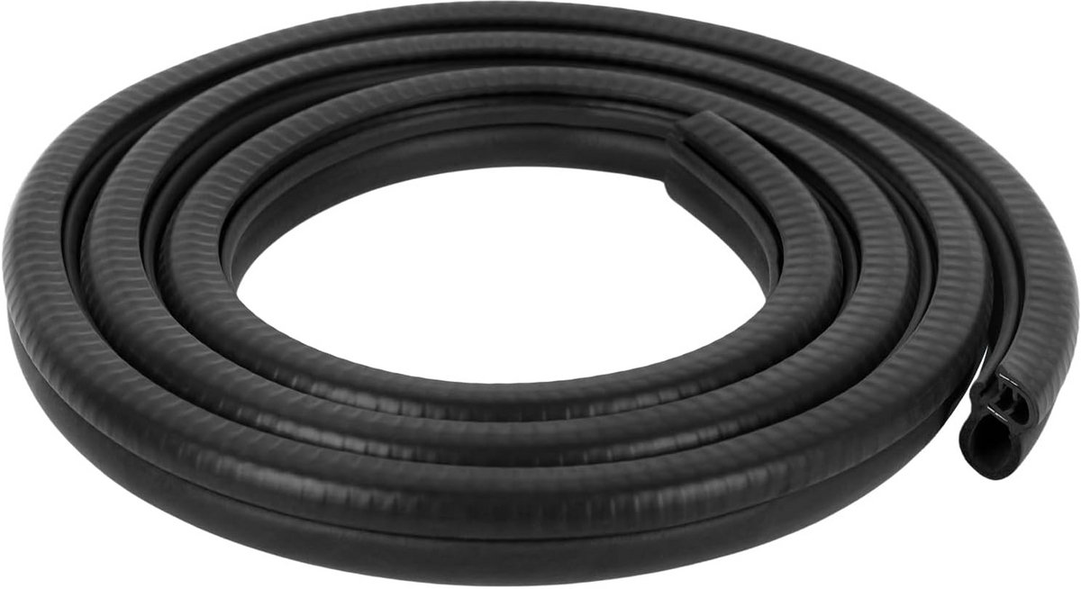 Universele EPDM Rubberen Afdichting en Randbescherming - 6 Meter Zelfklevend Profiel