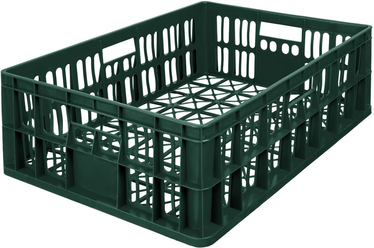 Garronda Geventileerde Eurobox 69x47x20 cm – Groen – GD-CRI-CrateMD1