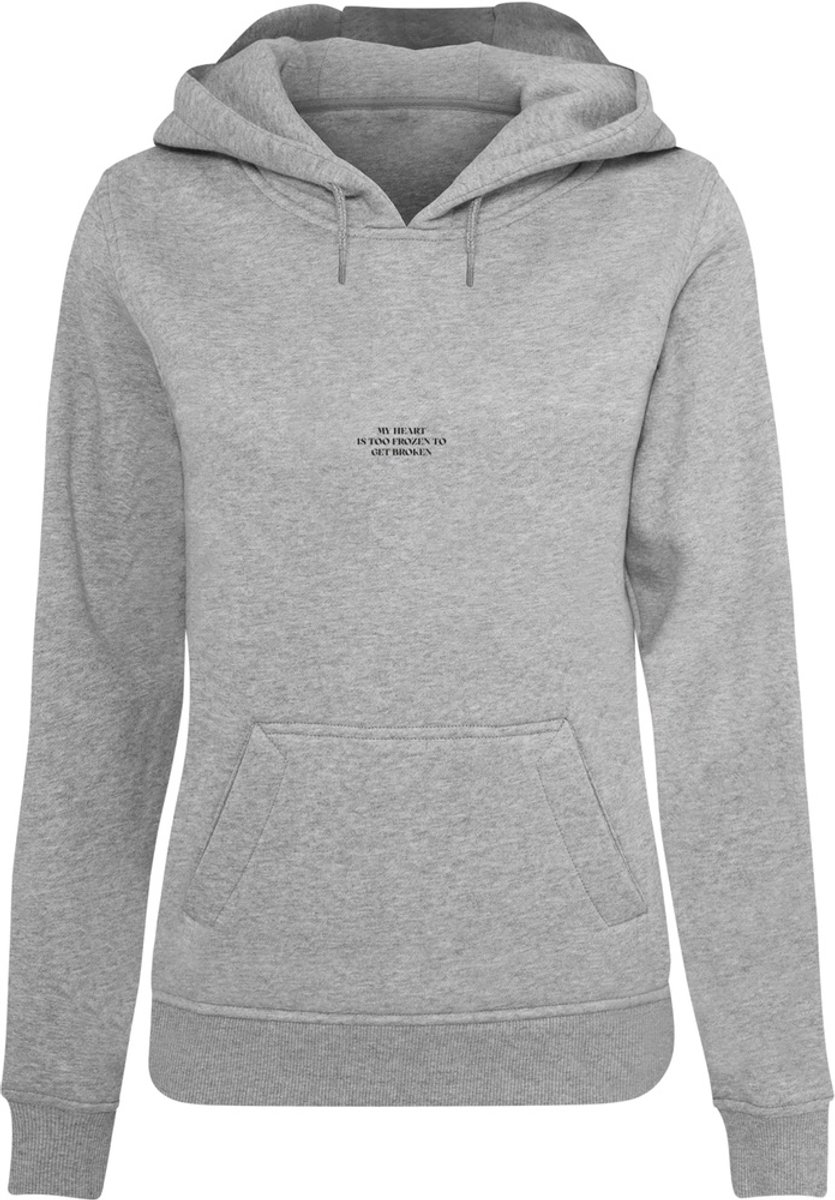 Mister Tee Damen Too Frozen Hoody MST056 Heather -L Grijs