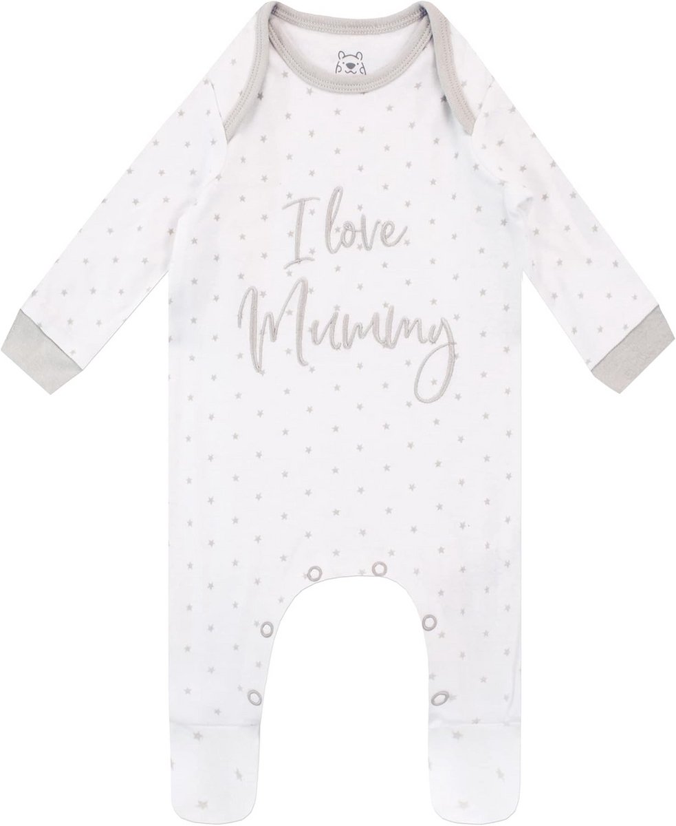 Schattig Baby Slaappak 'Ik hou van mama' met Sterrenprint