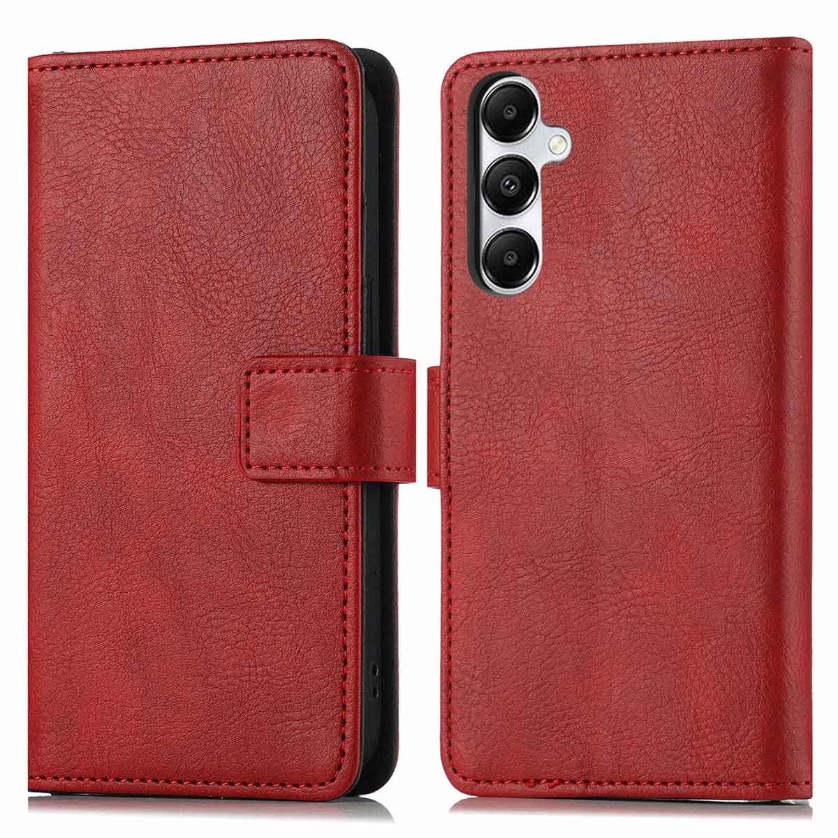 imoshion Hoesje - Geschikt voor Samsung Galaxy A17 (5G) / A17 (4G) - Luxe Bookcase - Rood