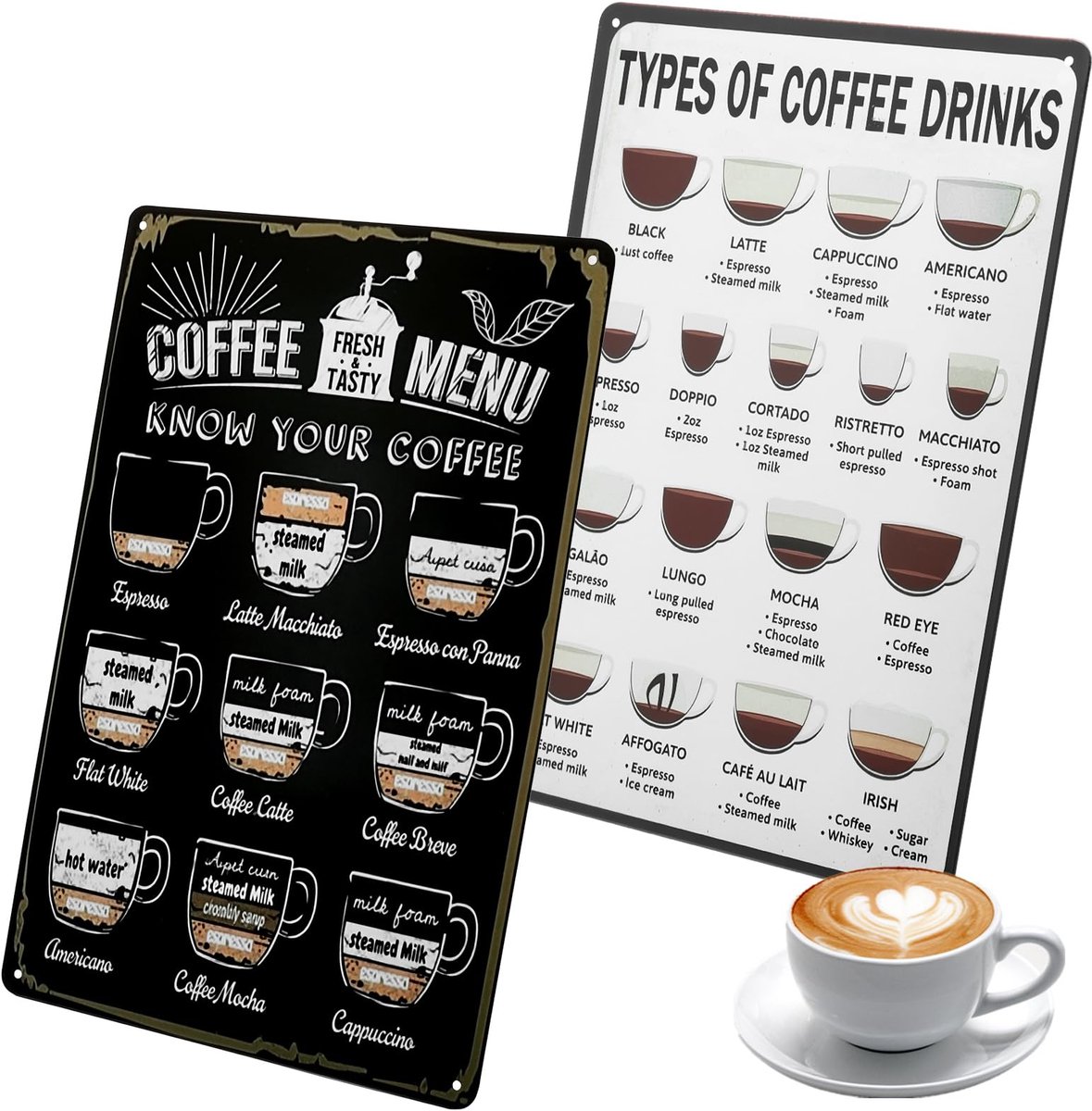 Koffieaccessoires - 25 Koffierecepten - 20 x 30 cm