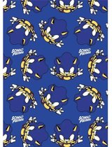 Sonic fleece plaid blauw 110 x 150 cm - polyester