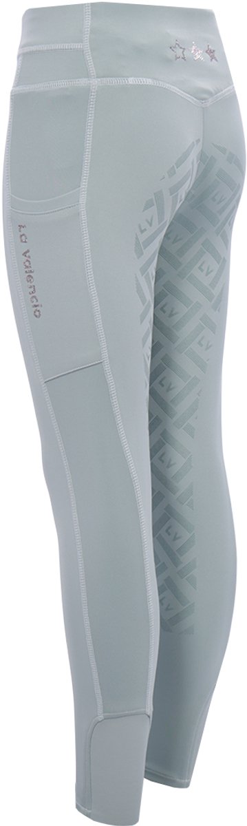 La Valencio Paardrijlegging La Valencio Lvxombo Full Grip Kids Lichtblauw - 176