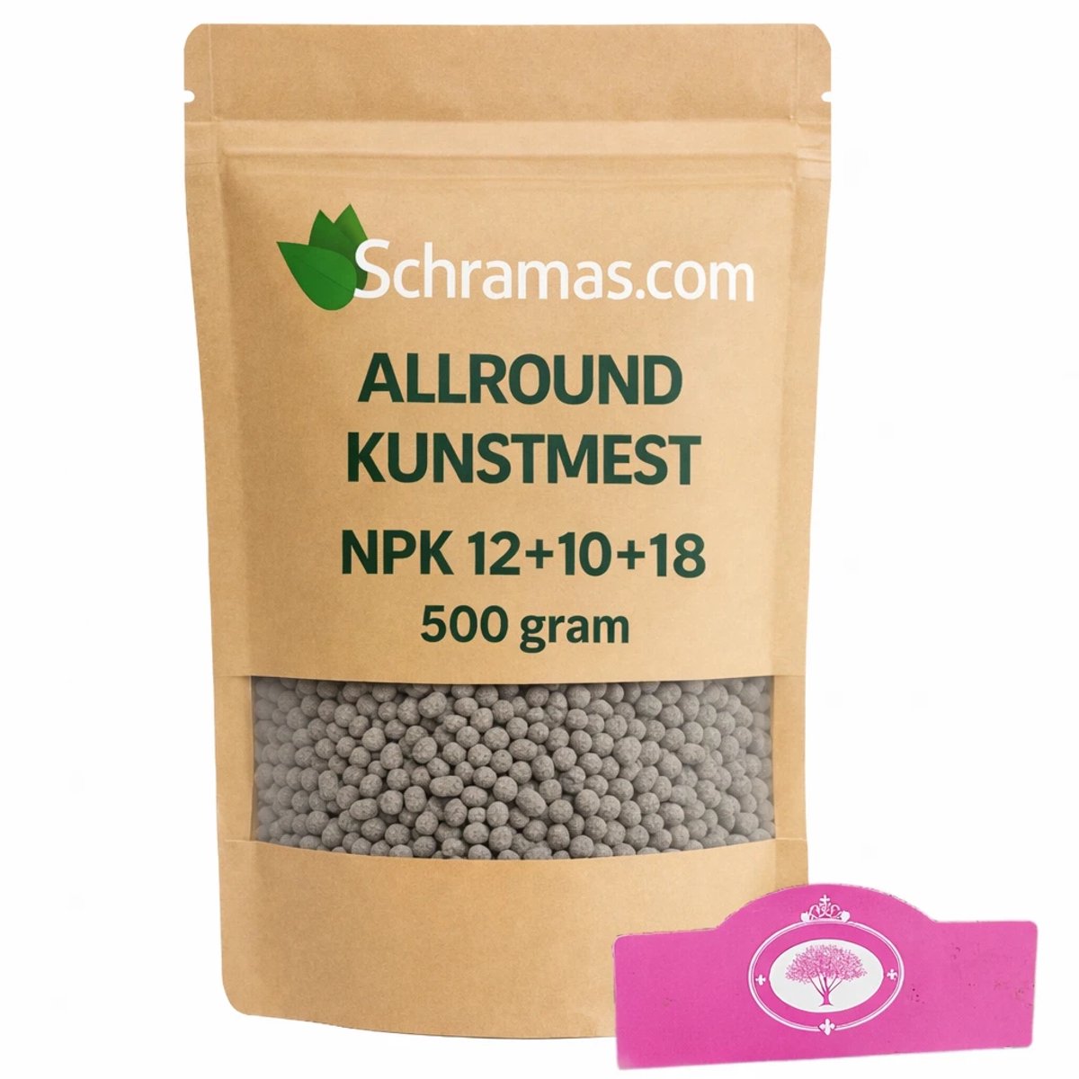 Allround kunstmest 12+10+18 – Chloorarm – NPK meststof – 500 gram