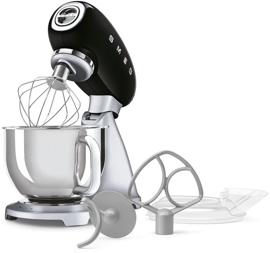 SMEG SMF04BLEU - Keukenmachine - 800 W – 4,8L RVS Mengkom - 50s Style - Zwart van SMEG — afbeelding 3