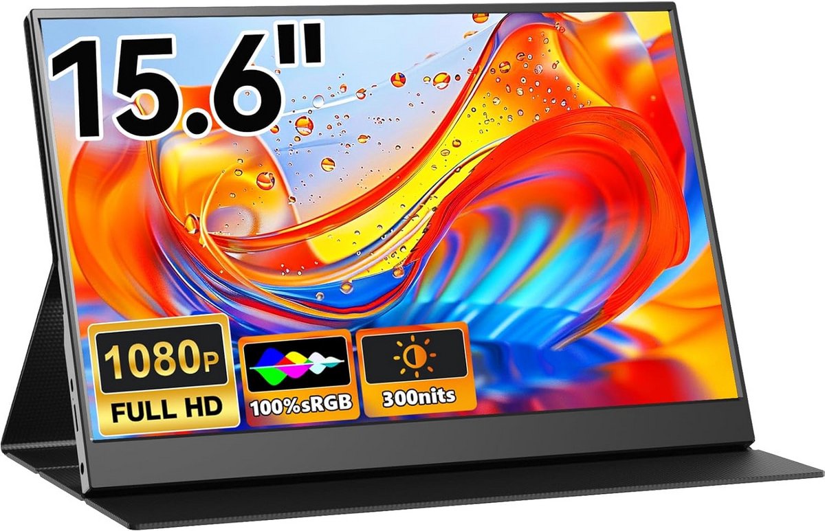 15,6 inch Dubbel Scherm Uitbreiding voor Laptop - Draagbaar Monitor Dual Screen