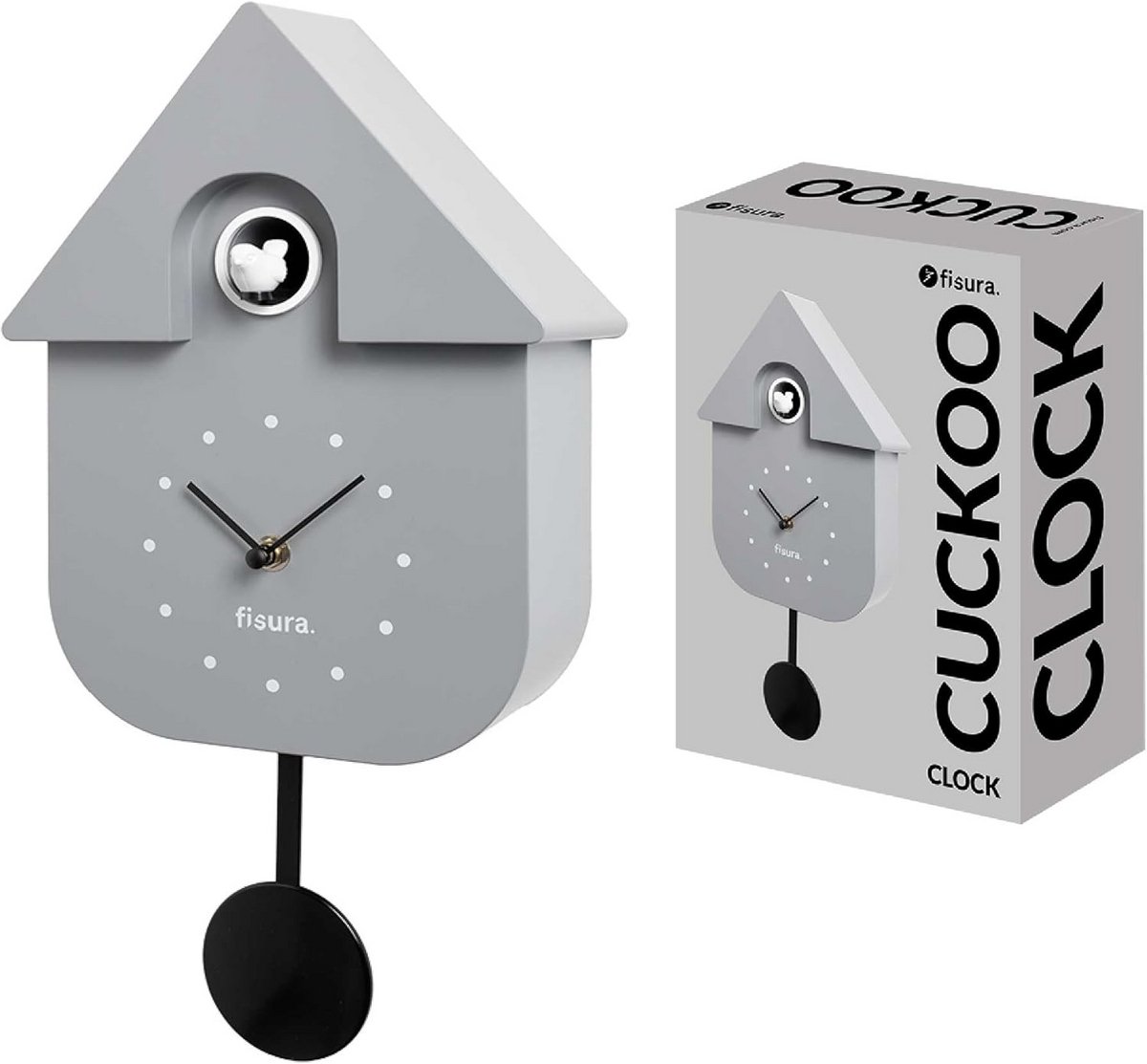 Koekoeksklok Modern - Vogelhuisje - Wandklok Antiek - Hout - Decoratief