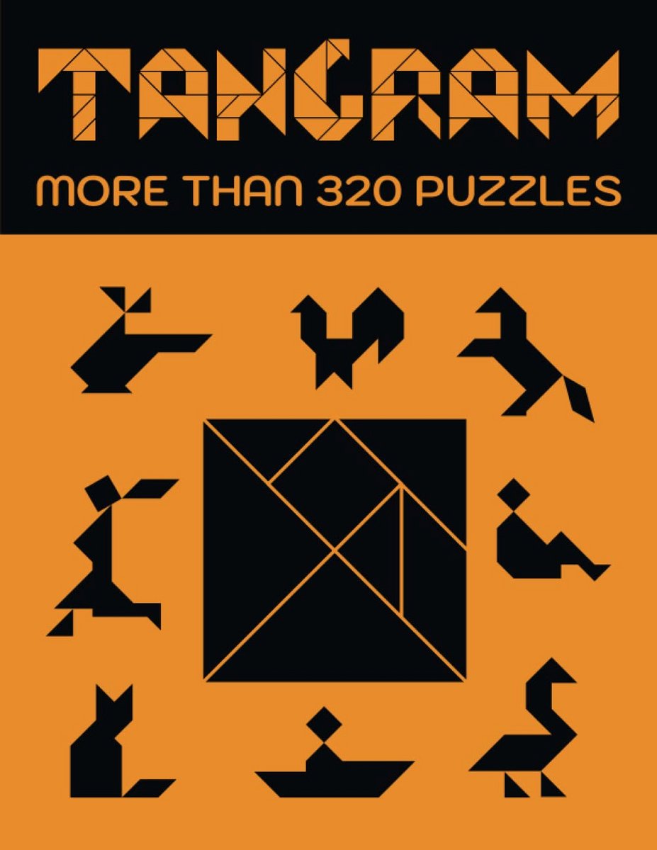 Tangram Puzzelboek met 327 Uitdagingen voor Volwassenen en Kinderen