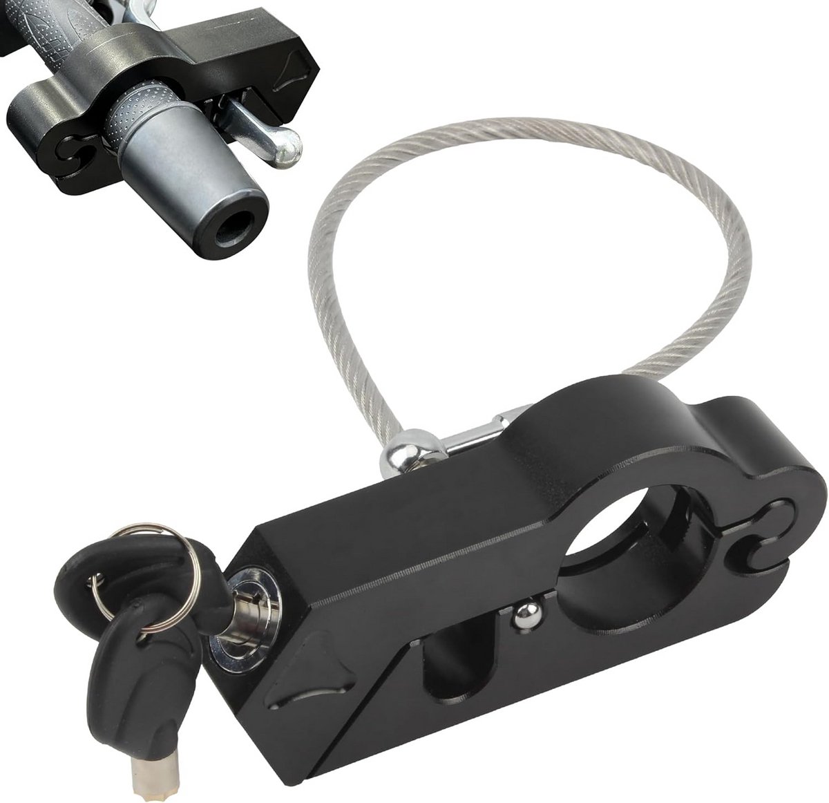 Universeel CNC Stuurvergrendeling en Anti-Diefstal Slot voor Motorfietsen en Scooters