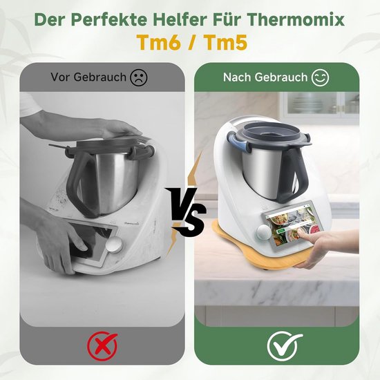 Glijplank voor Keukenmachine TM6 - Zorgt voor Makkelijk Verschuiven van Merkloos — afbeelding 5